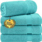 Cotton Paradise 4 Piece Turkish Bath Towels by UNITEDHOMETEXTILE