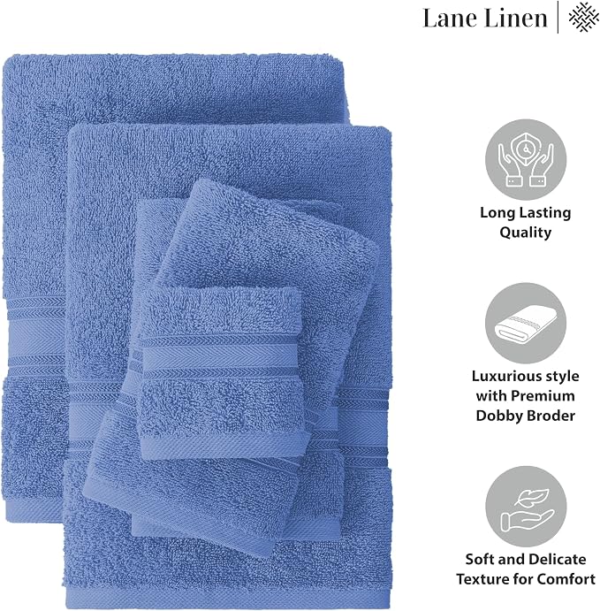 LANE LINEN Luxury Bath Towels Set - Image 6