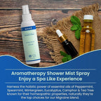 MOXE Migraine Relief Aromatherapy Shower Spray, Essential Oils - Image 3