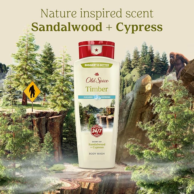 Old Spice Cleansing Body Wash for Men, 24/7 Shower Fresh - Image 7