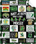 Pickle Flannel Fleece Blanket Throw Couch Microfiber Soft Cozy Lightweight by DOREALA