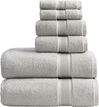 Springtree Home Luxury Bamboo Rayon Bath Towel Set 6 Piece Set | 35% Bamboo by SpringtreeHome