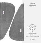 American Soft Linen 100% Cotton Hair Towels - Image 4