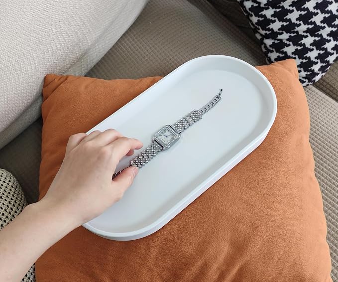 White Small Tray, 3 Pack Oval Tray - Image 8