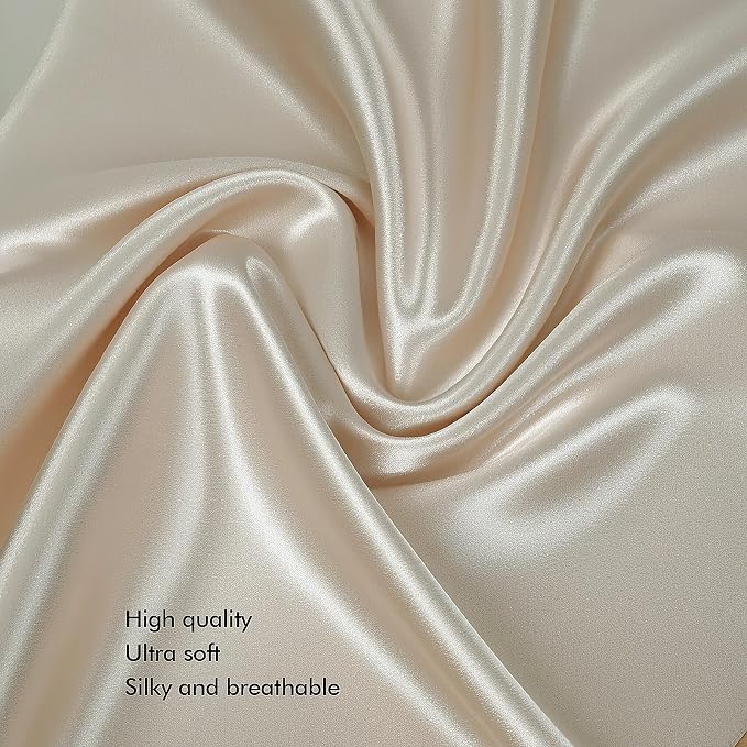 Vegan Silk Sleep Set, Vegan Silk Pillowcase - Image 4