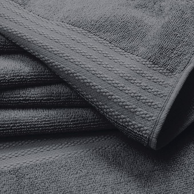 GLAMBURG Premium Cotton 4 Pack Bath Towel Set - Image 2