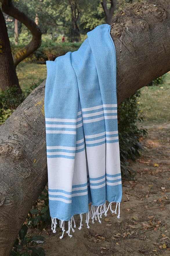 Goroly Home Cotton Turkish Peshtemal Beach Towel, Extra Large, Thin Quick Dry - Image 8