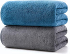 Lumimi 2 Pack Premium Microfiber Bath Towels by Lumimi