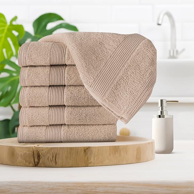 Belizzi Home Ultra Soft 6-Piece Hand Towel Set 16x28-100% Ringspun Cotton - Image 3