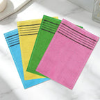 Korean Exfoliating Mitt 4PCS Exfoliating Gloves Body Scrubber Large Korean - Image 6