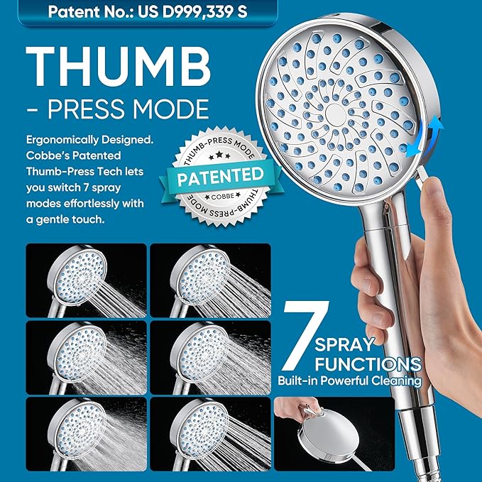 Cobbe Filtered Shower Head - Image 5