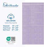 Cotton Paradise 6 Piece Towel Set, 100% Cotton Soft Absorbent Turkish Towels - Image 4