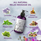 Relax Therapeutic Body Massage Oil - - Image 3