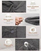 Textila 100% Cotton Hair Wrap Towels - Image 4