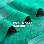Infinitee Xclusives Luxury 100% Ring-Spun Cotton Bath Towels Set of 4 – Soft - Image 7