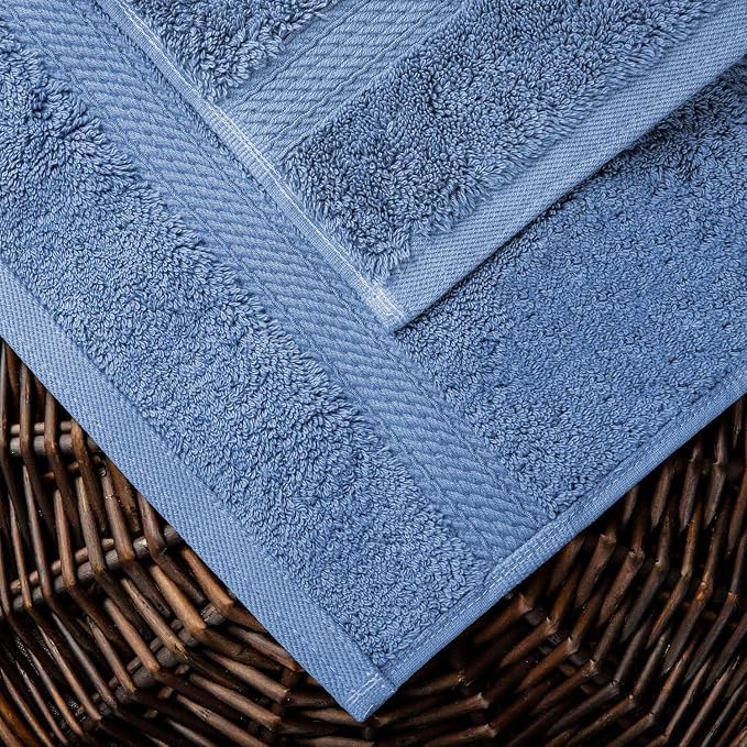 SUPERIOR Egyptian Cotton Pile 10 Piece Towel Set, Includes 2 Bath, 4 Hand - Image 3