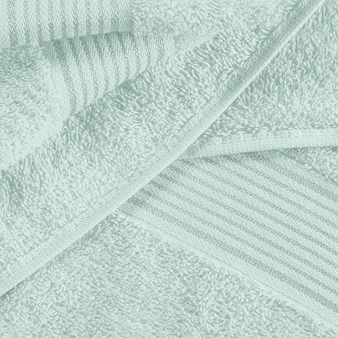 Belizzi Home 100% Cotton Towel Set, Contains 6 Soft Bath Towel, 6 Hand Towels - Image 2