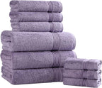 Superior Egyptian Cotton 9-Piece Towel Set, Guest Bath Decor Essentials - Image 2