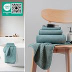 MICROFI New Microfiber Waffle Bath Towels, 3 Pieces, Fast Drying, Lint Free - Image 4