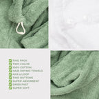 American Soft Linen 100% Cotton Hair Towels - Image 6