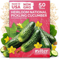 KVITER 50 National Pickling Cucumber Seeds by KVITER