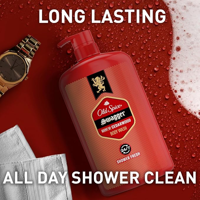 Old Spice Body Wash for Men, Refreshing 3X Defense, 24/7 Shower Fresh - Image 6