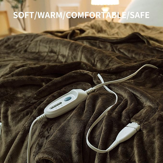 JET'S HOME Heated Blanket King 100"x90" - Image 5