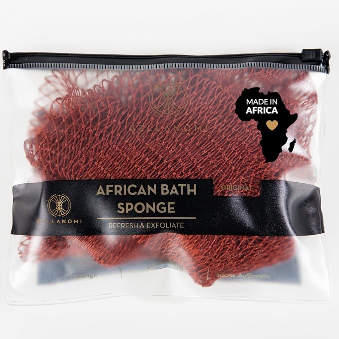 BELLANOMI African Exfoliating Net Sponge, Ethically sourced from Nigeria - Image 2