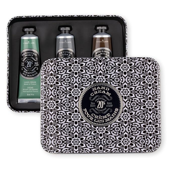 La Chatelaine Hand Cream Unisex Gift Set, Ready-To-Gift Hand Lotion, Travel Size - Image 8