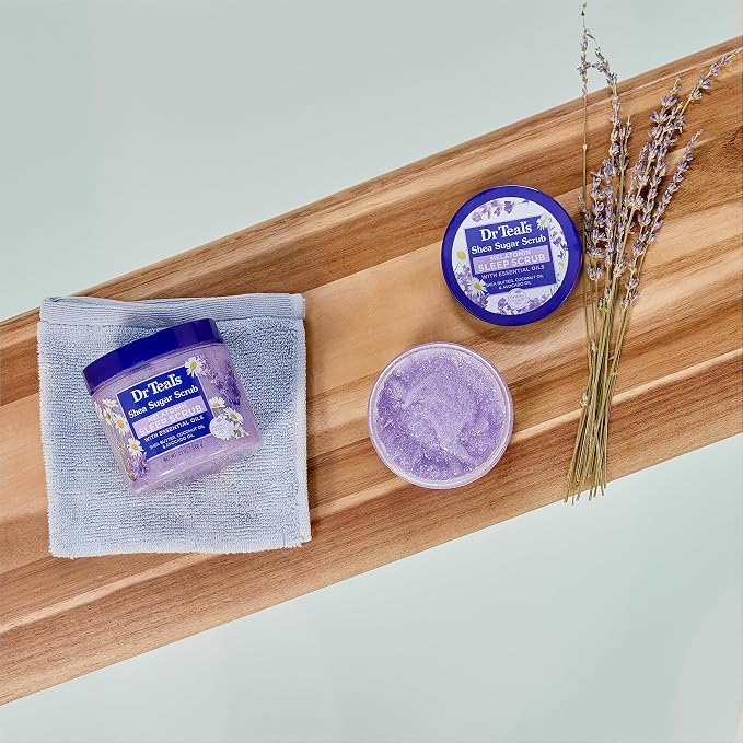 Dr Teal's Shea Sugar Sleep Scrub, - Image 5