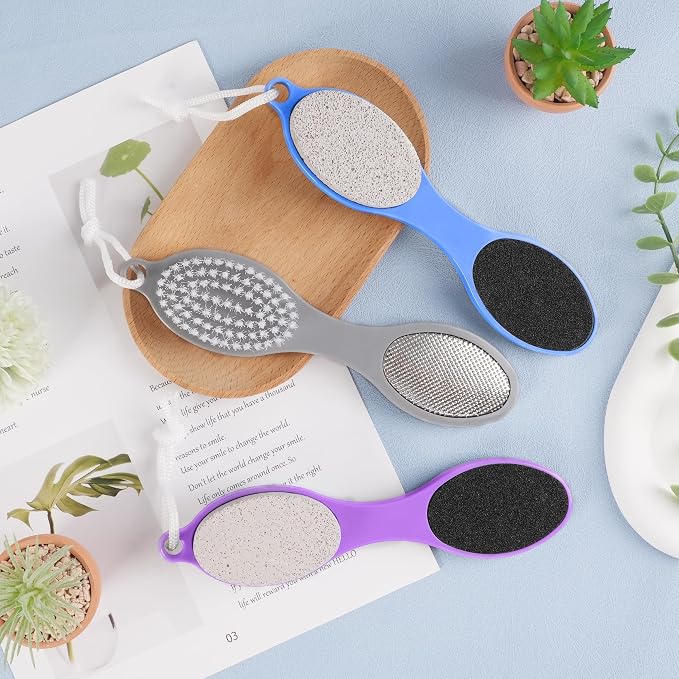 3 Pcs 4 in 1 Foot Brush for Use in Shower - Image 7