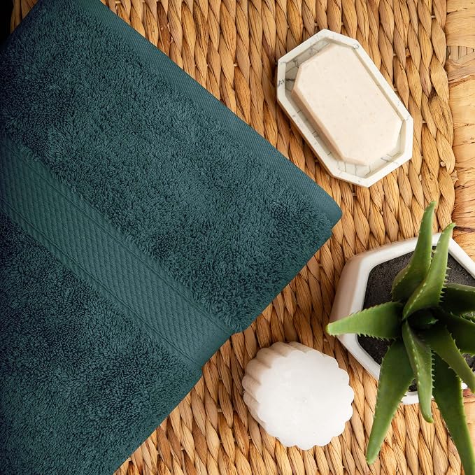 SUPERIOR Egyptian Cotton Pile 10 Piece Towel Set, Includes 2 Bath, 4 Hand - Image 6