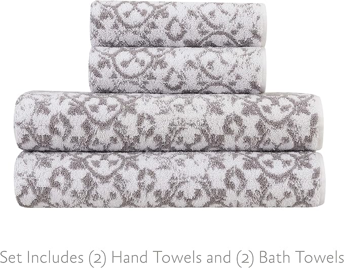 Jessica Simpson – Bath Towel 4 Piece Set, Premium Bathroom Décor, Includes 2 - Image 2