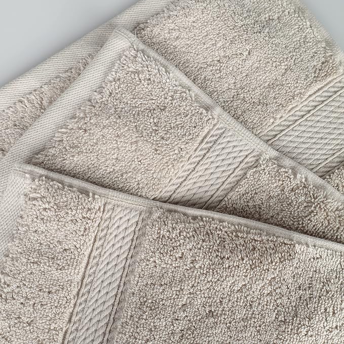 SUPERIOR Egyptian Cotton Pile Bath Sheet Set of 2, Ultra Soft Luxury Towels - Image 6