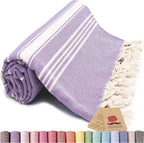Bazaar Anatolia Turkish Beach Towel – 100% Cotton, Quick Dry, Sand Free Towel by BazaarAnatolia