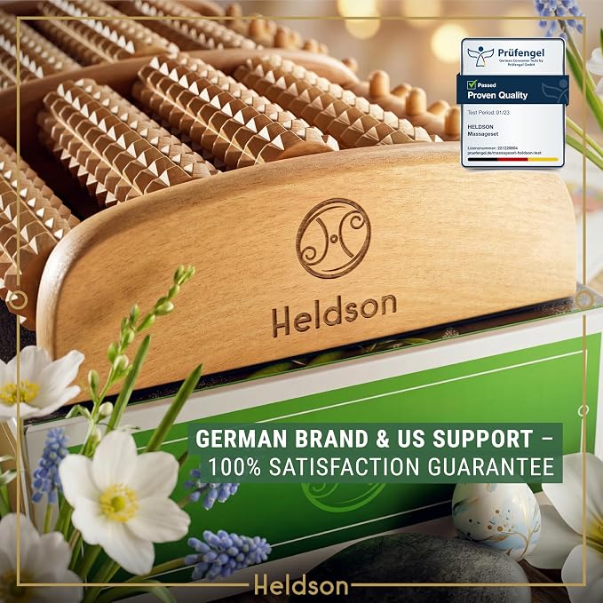 HELDSON® Foot Massager Roller Plantar Fasciitis Pain Relief - Image 7