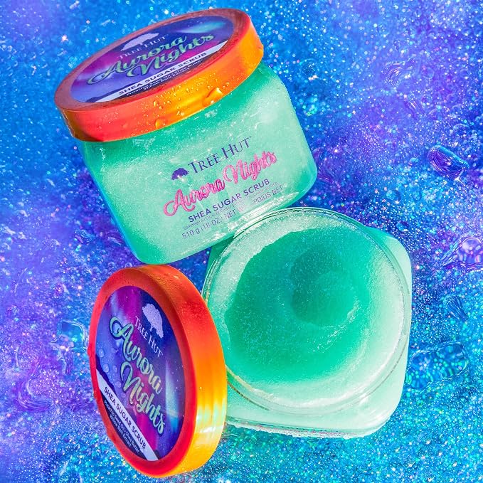 Tree Hut Aurora Nights Shea Sugar Scrub, Exfoliating, Hydrating & Moisturizing - Image 5