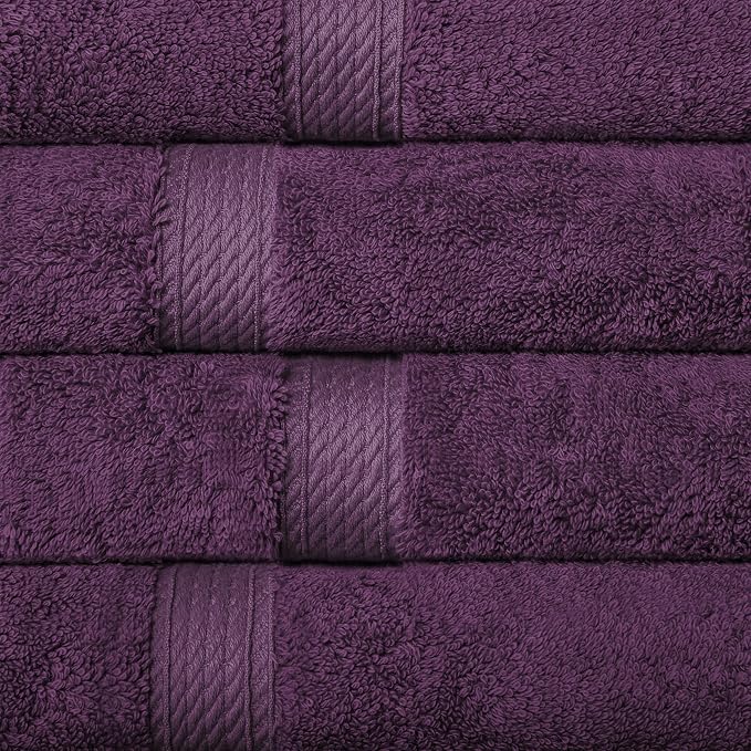 SUPERIOR Egyptian Cotton Pile 10 Piece Towel Set, Includes 2 Bath, 4 Hand - Image 8