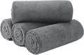 MICROFI New Microfiber Hair Drying Salon Towels, Quick Dry, Lint Free, 4 Pack by Unknown