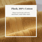 Modern Threads Botanical Vine 6-Piece 100% Cotton Towel Set – Reversible Yarn - Image 5