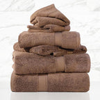 SUPERIOR Egyptian Cotton Pile 6 Piece Towel Set, Includes 2 Bath, 2 Hand - Image 2