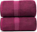 Fluffy Cotton Bath Towels Set650GSM, 2-Piece Set, Thickened and Enlarged by Weierduosi