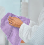White Classic Luxury Lavender Hand Towels - Image 8
