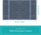Pleasant Home Bath Towels Set of 6 100% Cotton, 515 GSM | Lightweight, Soft & - Image 8