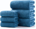 Lumimi Towel Set of 6 Very Soft Microfiber 3 Bath and 3 Hand Towels Quick Dry by Lumimi