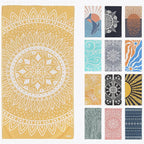 FESHKA Sand Proof Turkish Beach Towel – Oversized, Quick Dry & Lightweight by FESHKA