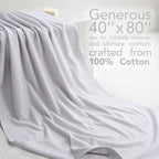 American Soft Linen 100% Cotton 600 GSM Turkish 40x80 Oversized Bath Towel Sheet - Image 2