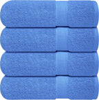 Infinitee Xclusives Luxury 100% Ring-Spun Cotton Bath Towels Set of 4 – Soft by InfiniteeXclusives