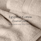 SUPERIOR Egyptian Cotton Pile Bath Towel Set of 2, Ultra Soft Luxury Towels - Image 7