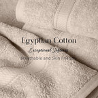SUPERIOR Egyptian Cotton Pile 6 Piece Towel Set, Includes 2 Bath, 2 Hand - Image 5